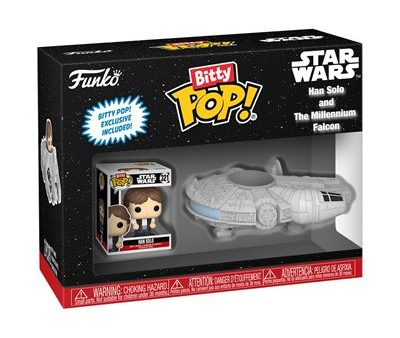 Funko Bitty Pop! Rides Star Wars: Han Solo with Millennium Falconf Sale