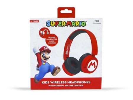 Headset Bluetooth Mario Logo Kids Online Sale