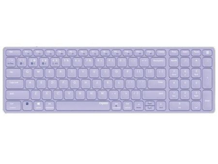 Teclado Rapoo E9700M Multi-mode Wireless Bluetooth Ultra-slim 215873 - Layout PT - Roxo Discount