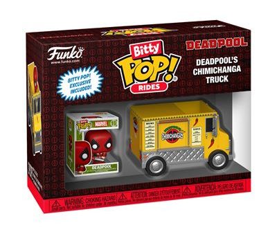 Funko Bitty Pop! Rides Marvel: Deadpool with Chimichangas Food Truck Supply