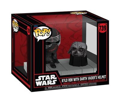 Funko Pop! Figura de Vinyl com Cabeça Oscilante Kylo Ren with Darth Vader s Helmet - 739 For Cheap