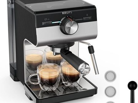 Máquina de Café Espresso Manual Krups XP384E10 For Discount