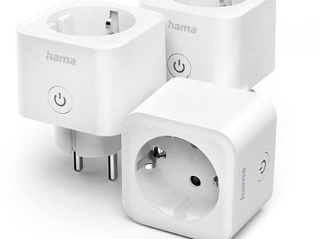 Pack 3 Tomadas Inteligentes Hama 00176658 | 3.680W | 16A | Branco Sale