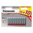 Pilhas Alcalinas Panasonic Pack 20 AAA Everyday Power 1.5V Online Sale