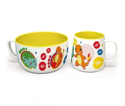 Set de Pequeno-Almoço Pokémon: Pikachu & Kanto Starters - Caneca e Taça - ABYstyle Cheap