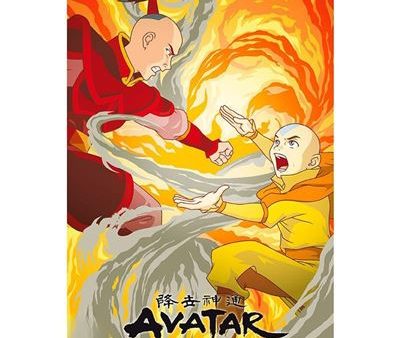 Póster Maxi Avatar, The Last Airbender: Aang vs Zuko 91,5x61cm - GB Eye | ABYstyle Studio on Sale