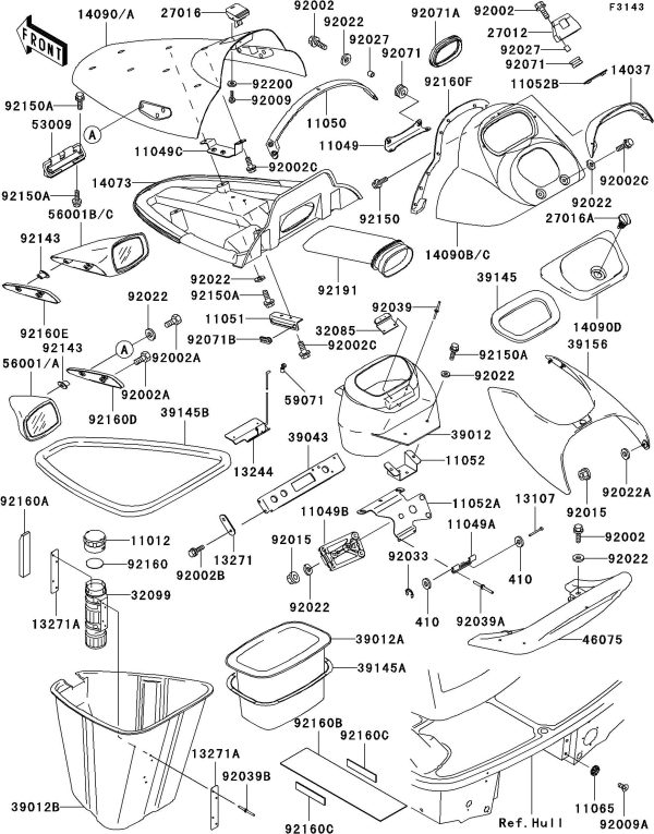 900STS 02 OEM (Hull-Fittings) STOPPER-ASSY,HATCH COVER Used [K0219-45] Supply