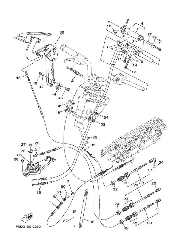 1200XLLTD 99 OEM (CONTROL-CABLE) CABLE, NOZZLE CONTROL 2 Used with defect [Y6773-02] Supply